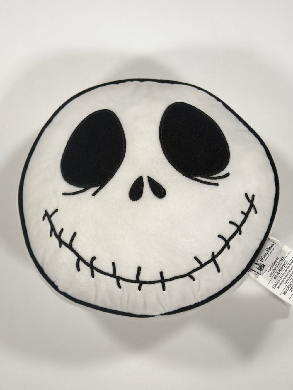Disney Parks Jack Skellington Nightmare Before Christmas Reversible Pillow 14"